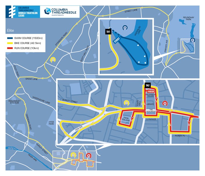 Countdown begins as full route details for Columbia Threadneedle World Triathlon Leeds released: 01031929wtsleedsmapelite.jpg