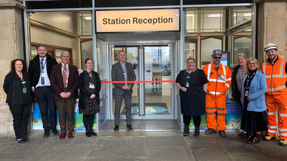 New station reception at Bristol Temple Meads officially opened: Opening the new station reception at Bristol Temple Meads