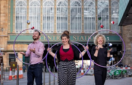 Esteem4 (L-R) Andy Findlater, Kat Borrowdale and Rosie Neill