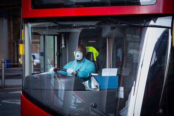 TfL Press Release - London’s buses to return to front-door boarding: TfL Image - Bus boarding 2