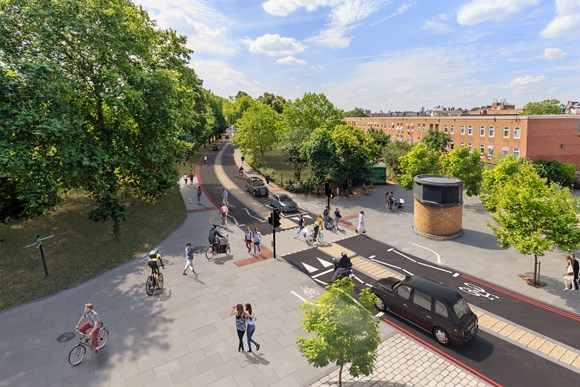 TfL Image - Improvements to Stoke Newington High Street 1