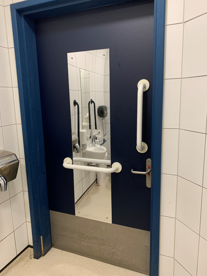 A full length mirror so people can see their stoma