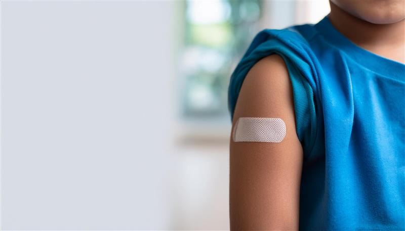 MeaslesMMR: Parents travelling during school holidays are being advised to check children are protected against measles amid a global rise in cases. Picture: AdobeStock