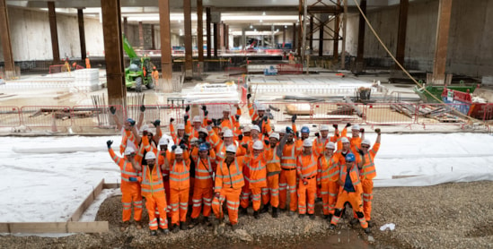 Old Oak Common  Final excavation - Drone: Old Oak Common  Final excavation - Drone