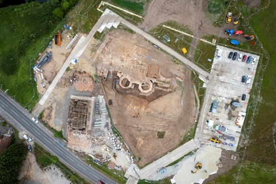 HS2 excavation of Coleshill Manor and gatehouse, Warwickshire-3