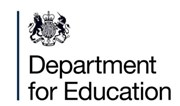 DfE logo: DfE logo