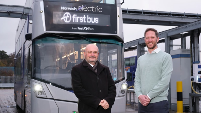 Norfolk County Council and First Bus announce new payment technology on fleet