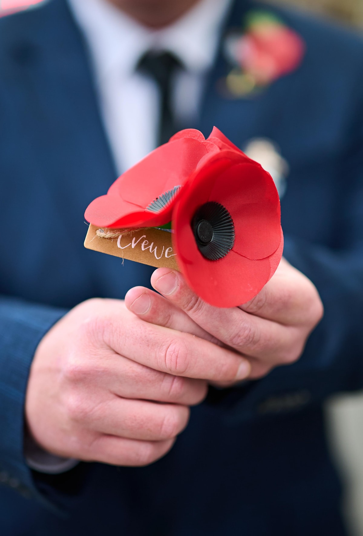 Posies of poppies were presented to the wreath by veterans who work for Avanti West Coast and representatives from the Royal British Legion at stations along the route from Glasgow to London