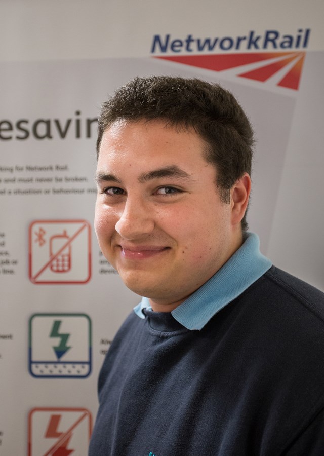 Thameslink Apprentices Dave Cargill of Siemens Rail Automation