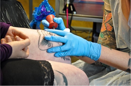 Infection control - gloves tattooing