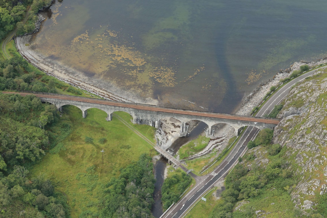 Gleann Mama Viaduct, Loch nan Uamh, West Highland Line (Network Rail Scotland)