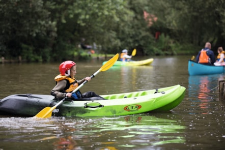 Kayaking at Primrose Valley