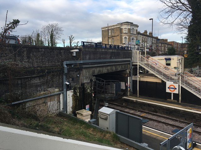 Crouch Hill bridge work