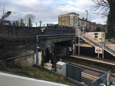 Crouch Hill bridge work
