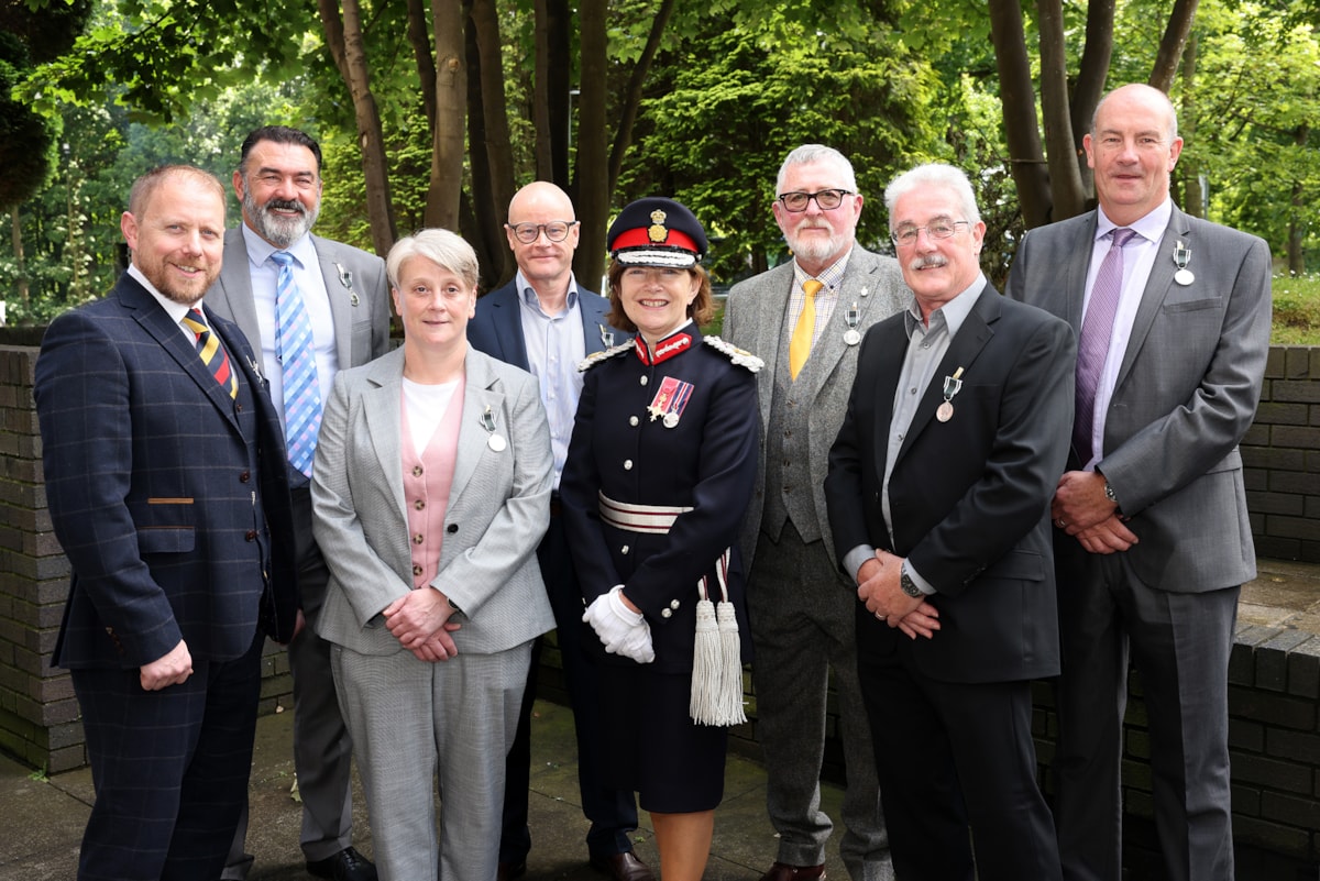 Ambulance workers receive King's medal