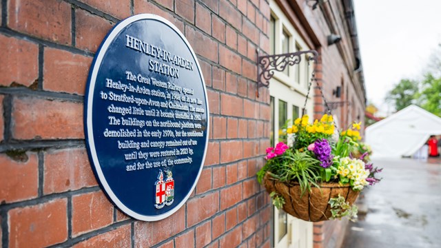 Henley in Arden heritage plaque: Henley in Arden heritage plaque