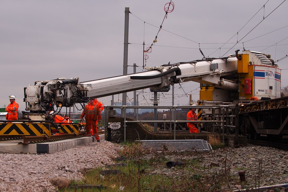 New track installed in the Lee Valley will allow two extra trains per hour: Lee.Valley.Rail.Kirow