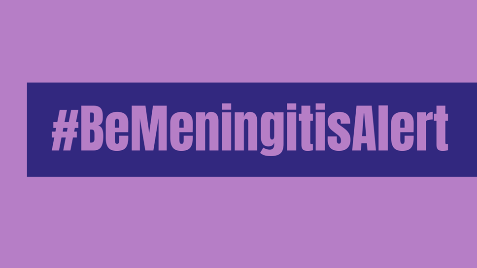 #BeMeningitisAlert Hero Image