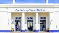 Southeastern stations improved with £9 million investment: Canterbury West station following repainting