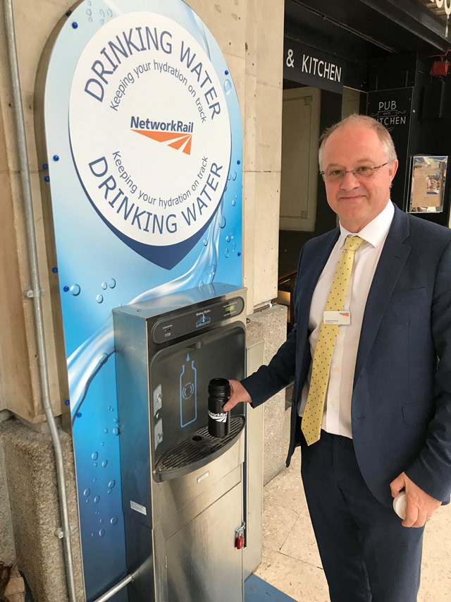 Passengers take on plastic with refill revolution: Andrew Haines National Refill Day