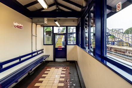 Brough station waiting room