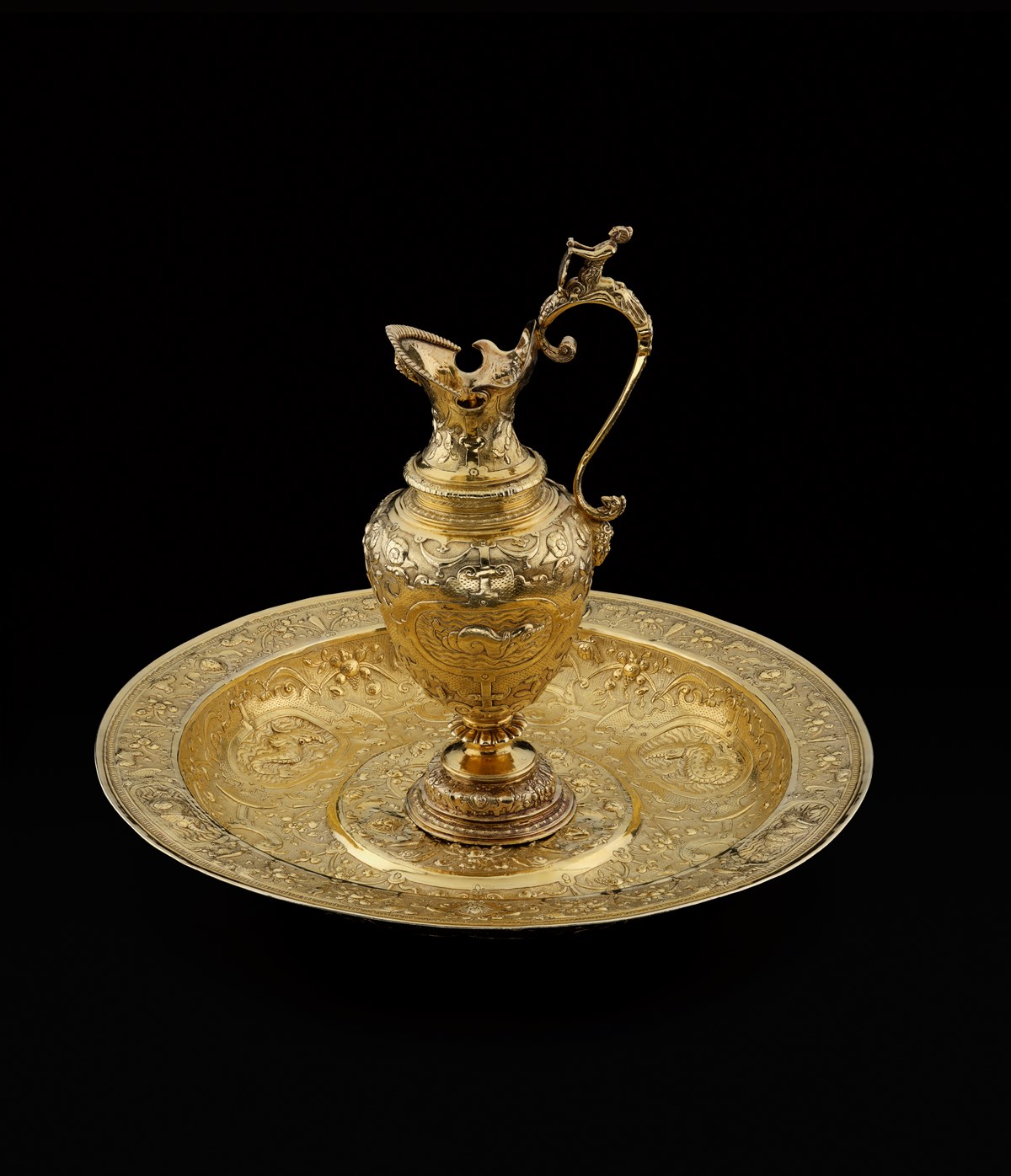 Panmure ewer and basin. Copyright National Museums Scotland 1