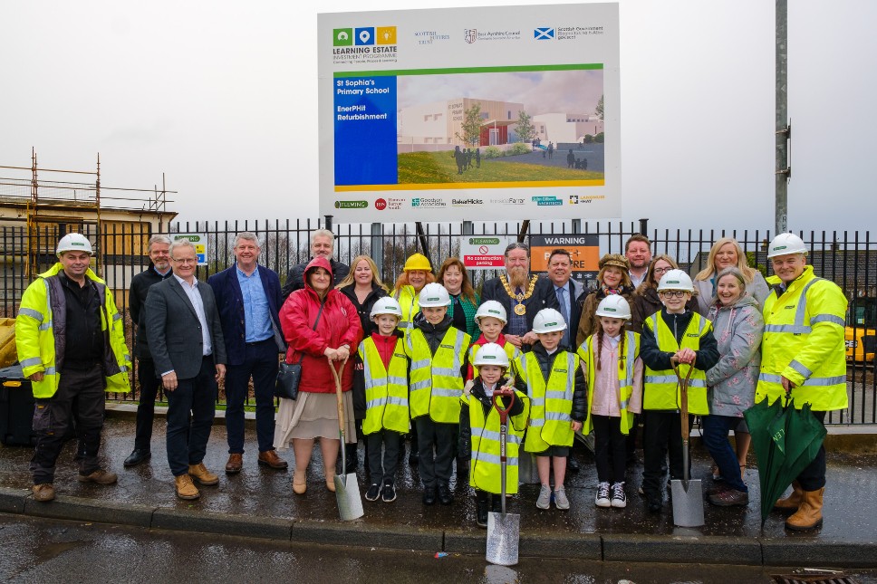 Official ground breaking at St Sophia's Primary