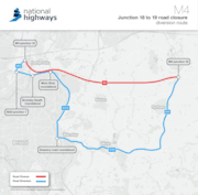 A432 Diversion Map: A432 Diversion Map