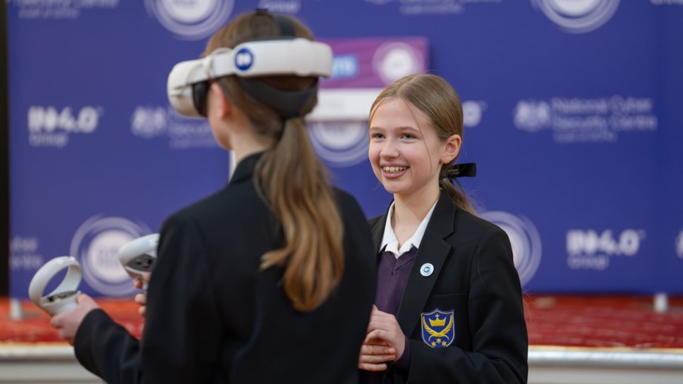 Lancashire school children at a Cyber Discovery Day at Chorley Town Hall, led by IN4 Group, as part of the Cyber Festival Education Week in February 2025