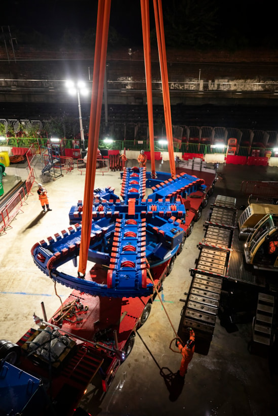 TBM Cutterhead delivery at OOC