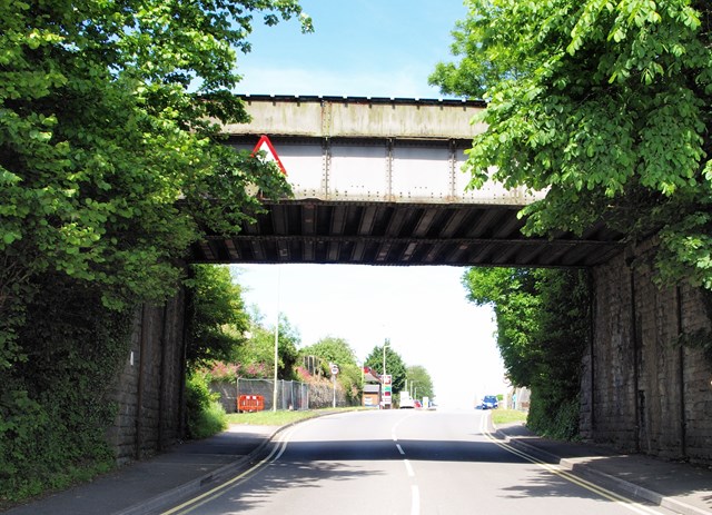 Cowbridge Road railway bridge 2