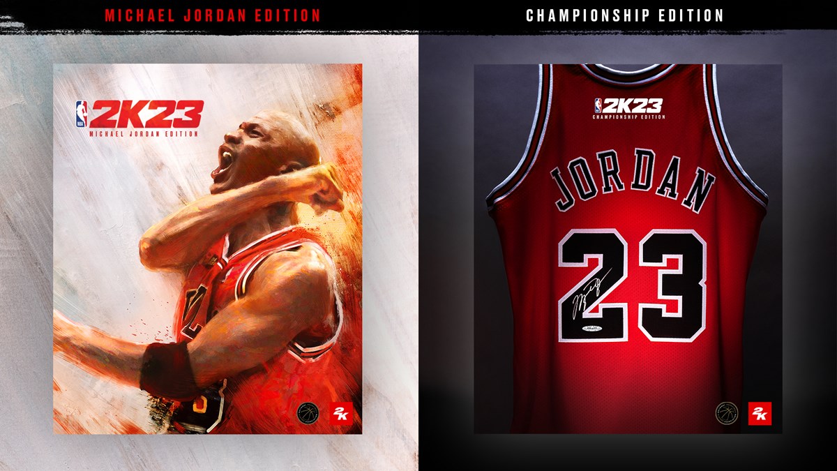 NBA2K23 Michael Jordan Cover Art