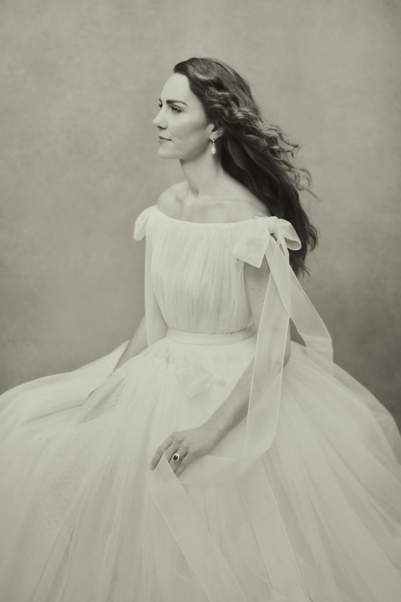 Catherine, Duchess of Cambridge, by Paolo Roversi (platinum palladium print, 2021, NPG x201520). Taken by photographer Paolo Roversi in November 2021, the portrait's arrival on loan at Reading Museum forms part of the National Portrait Gallery's Coming Home project, in which portraits of well-known 