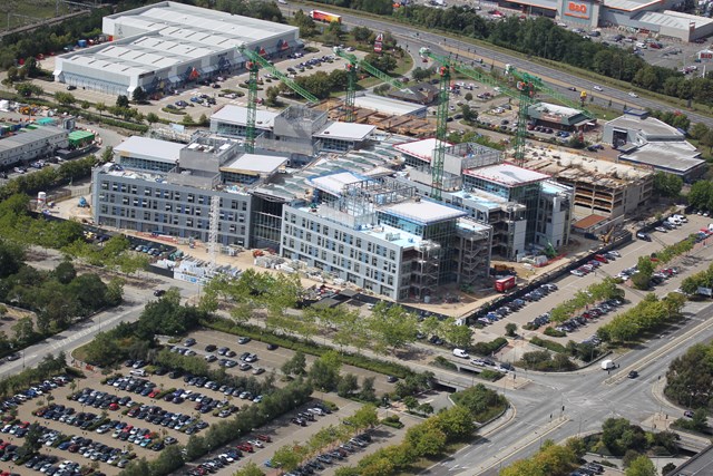 National centre aerial view, August 2011: National centre aerial view, August 2011