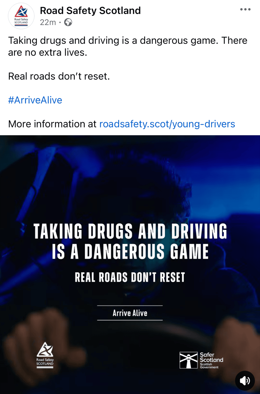 Young Drivers Facebook Launch Screenshot