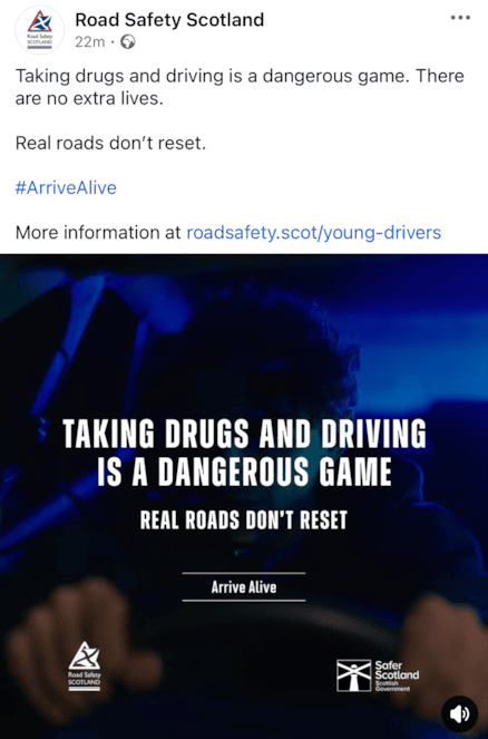 Young Drivers Facebook Launch Screenshot
