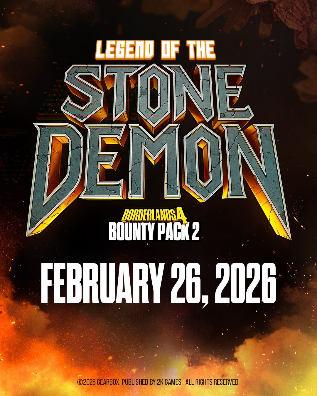 Borderlands 4 Bounty Pack 2 Launch Date Art Vertical