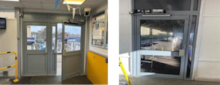 Auto doors at Charlton and Hastings