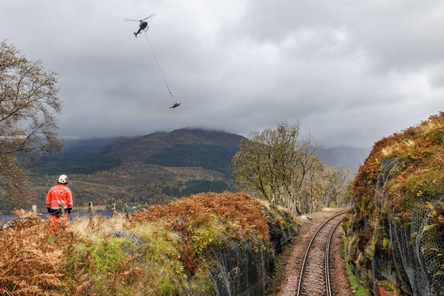 Scotland's Railway - Glen Douglas Helicopter