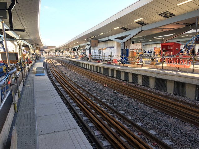 New platforms London Bridge: New platforms 3, 4 and 5 at London Bridge, which will be complete from 2 January