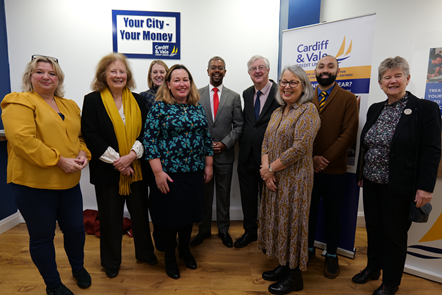 Welsh Government Ministers visit Cardiff & Vale Credit Union in Cardiff