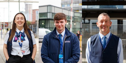 Chloe Howard (Customer Delivery Manager at TPE), Cian Ryan (Service Delivery Support Manager at TPE), Timothy Hartley (Senior Customer Delivery Manager)