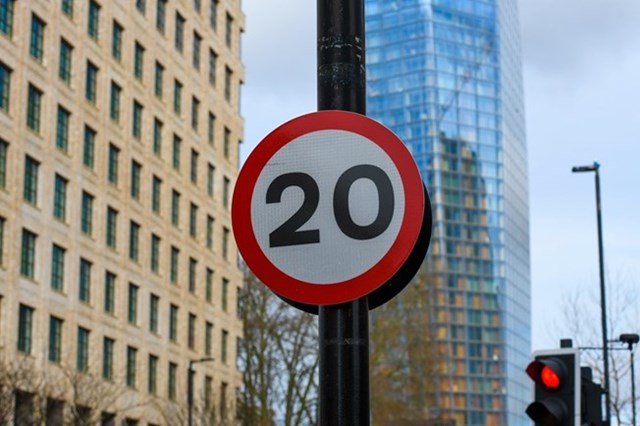 TfL Image - 20mph road sign