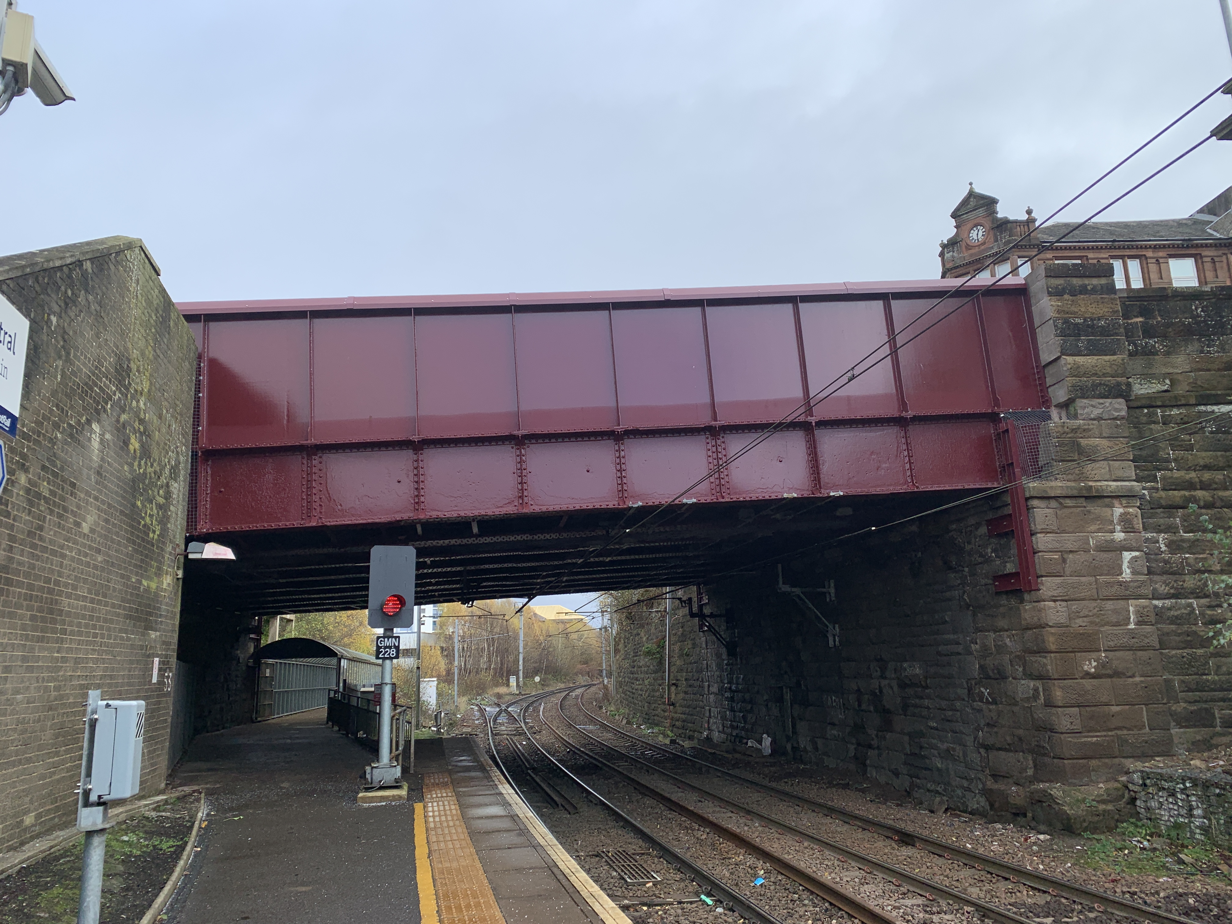 Hamilton rail bridge works completed