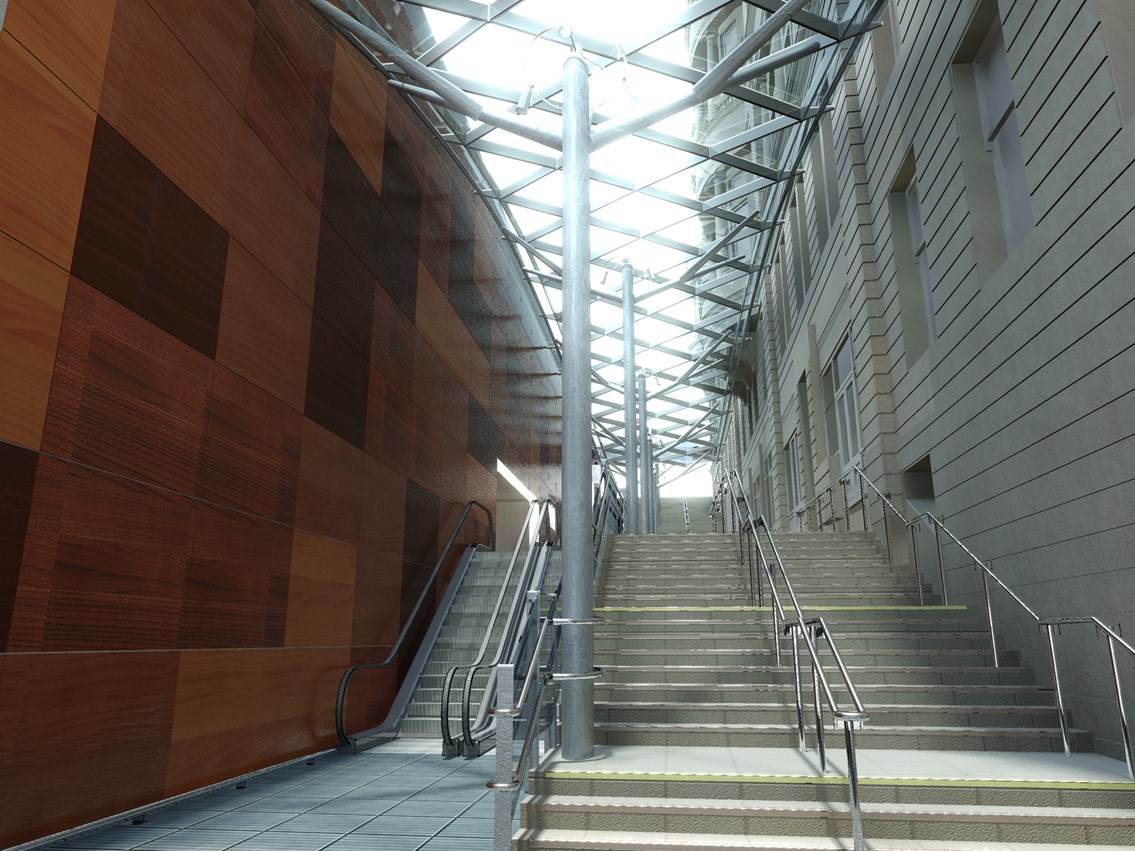 Waverley Steps and lift access - artist impressions_3: Artists impressions of the approved Waverley Steps designs