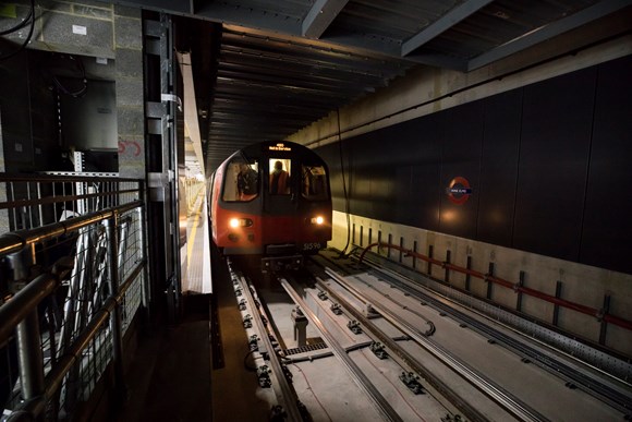 TfL Image - Test train at Nine Elms 2