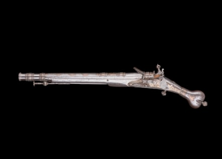 Steel and silver pistol, 17th century. Image © National Museums Scotland (5)