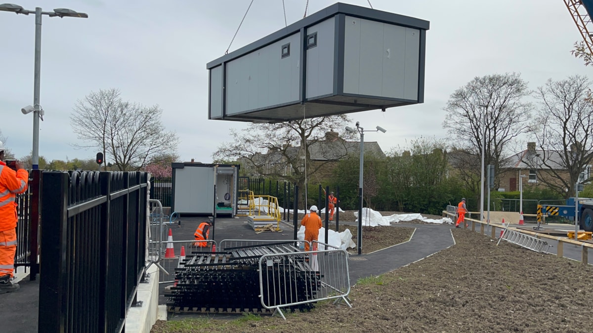 Image of the new depot for Northumberland Line staff in Ashington