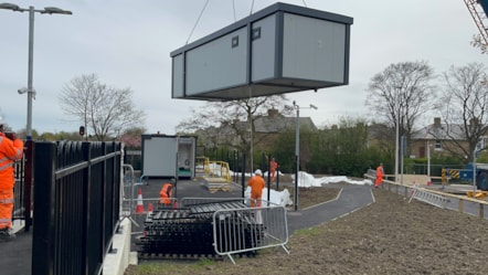 Image of the new depot for Northumberland Line staff in Ashington