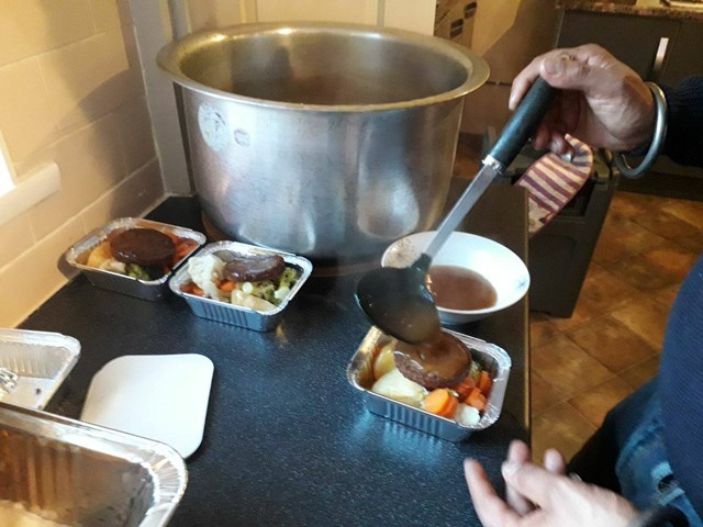 Midland Langar Seva Society meals being prepared